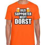 Bellatio Decorations - T-Shirt - Oranje - 100% Katoen