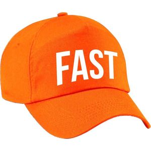 Fast pet oranje voor kinderen - Petten