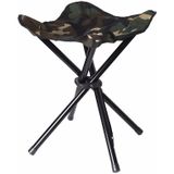 Set van 2x Stuks Vier Poots Opvouwbare Krukjes Camouflage Leger Groen 42 cm