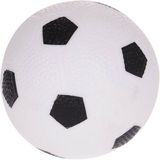 Set van 2x stuks voetbaldoelen met bal en training pionnen - 90 x 60 cm - Inklapbaar/vouwbaar voetbal goal