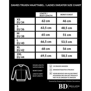 Bellatio Decorations - I am the Queen of Delft - Sweater - Oranje