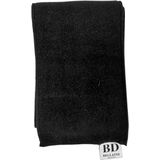 Zwarte fleece sjaal kind/ kinderen - Mooie warme kindersjaal zwart voor jongens en meisjes