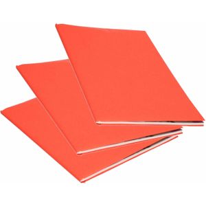 5x Rollen Kraft Kaftpapier Rood  200 X 70 cm - Cadeaupapier / Kadopapier / Boeken Kaften