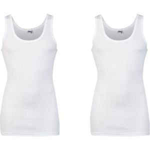 Beeren - Heren Singlet - Wit - Set van 2 - 100% Katoen