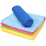 Sorbo Microvezeldoeken gekleurd - 18x stuks - 40 x 40 cm - Vaatdoeken microvezel - Micorvezeldoekjes - Vaatdoekjes