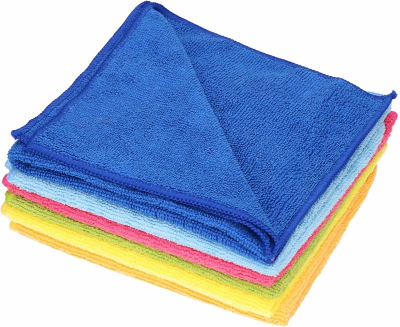 Sorbo Microvezeldoeken gekleurd - 18x stuks - 40 x 40 cm - Vaatdoeken microvezel - Micorvezeldoekjes - Vaatdoekjes