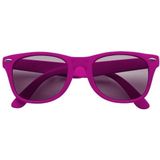 12x stuks zonnebril fuchsia roze - UV400 bescherming - Zonnebrillen voor dames/heren