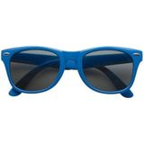 4x stuks zonnebril blauw - UV400 bescherming - Zonnebrillen voor dames/heren