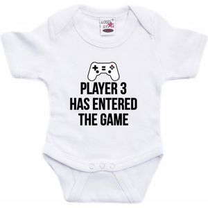 Player - Rompertje - Wit - 100% Katoen - Player 3 Entered The Game