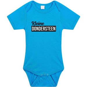 Kleine Dondersteen - Rompertje - Blauw - 100% Katoen - Kraamcadeau