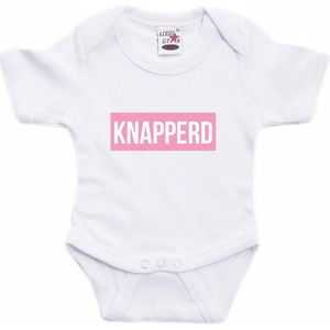 Bellatio Decorations - Knapperd - Rompertje - Blauw/Wit - 100% Katoen, 240 Grams