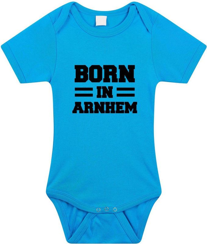 Bellatio Decorations - Rompertje - Blauw - Born in Arnhem - Kraamcadeau