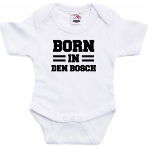 Born in Den Bosch tekst baby rompertje wit jongens en meisjes - Kraamcadeau - Den Bosch geboren cadeau 56