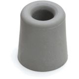 5x stuks deurstopper / deurstoppers rubber grijs - 3,3 x 3 cm - deurbuffers / deurbuffer