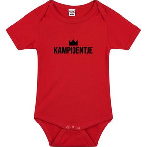 Belgie - Kampioentje - Rompertje - Rood - 100% Katoen, 240 Grams