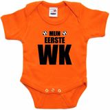 Oranje Fan Romper Voor Babys - Mijn Eerste WK - Holland / Nederland Supporter