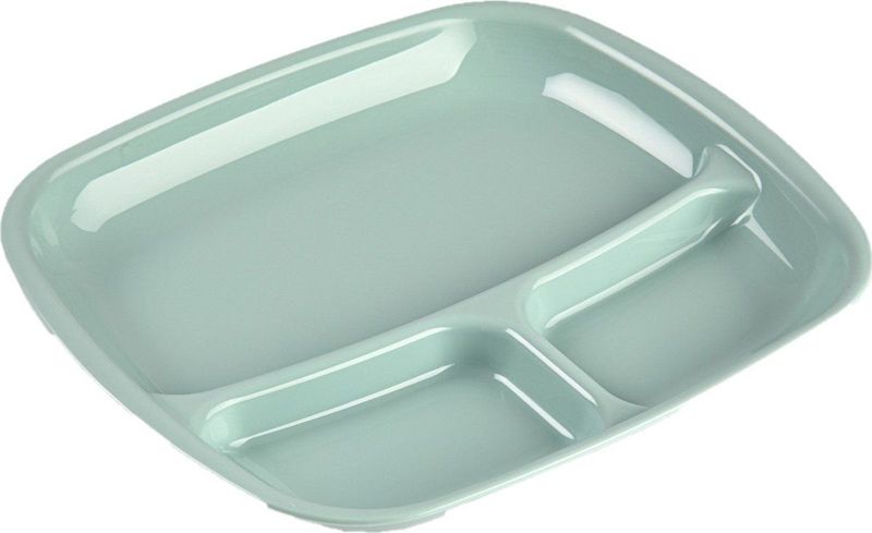 Forte Plastics Camping bord 3-vaks - kunststof - 21 x 24 cm