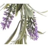 Lavendel kunsttak kunstplanten slinger 180 cm - Kunstplanten/kunsttakken
