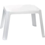 Kunststof kindertuinset tafel met 2 stoelen wit