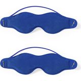 Oogmasker - Blauw - Nylon - 2 Stuks