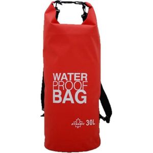 Waterdichte duffel bag/plunjezak/dry bag 30 liter rood - Waterdichte reistassen