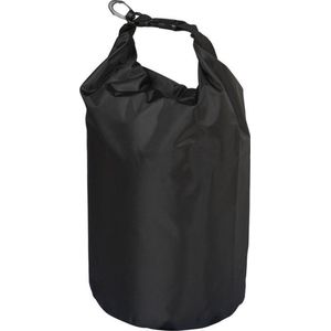 Waterdichte duffel bag/plunjezak/dry bag 10 liter zwart - Waterdichte reistassen