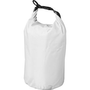 Waterdichte duffel bag/plunjezak 10 liter wit - Reistas (volwassen)