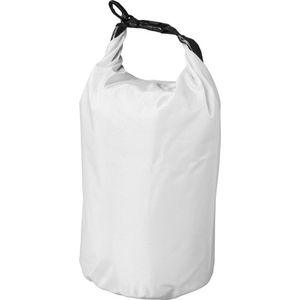 Waterdichte duffel bag/plunjezak/dry bag 10 liter wit - Waterdichte reistassen
