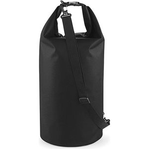 Waterdichte duffel bag/plunjezak 40 liter zwart - Reistas (volwassen)