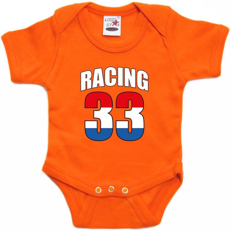 Racing - Rompertje - Oranje - Baby - Coureur Supporter