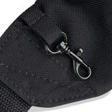 2x stuks zwart heuptasje/buideltasje voor volwassenen 37 x 15 cm - Zwarte heuptassen/fanny pack voor op reis/onderweg