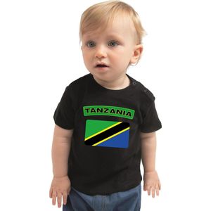 Bellatio Decorations - Tanzania Shirt - Zwart - 100% Katoen