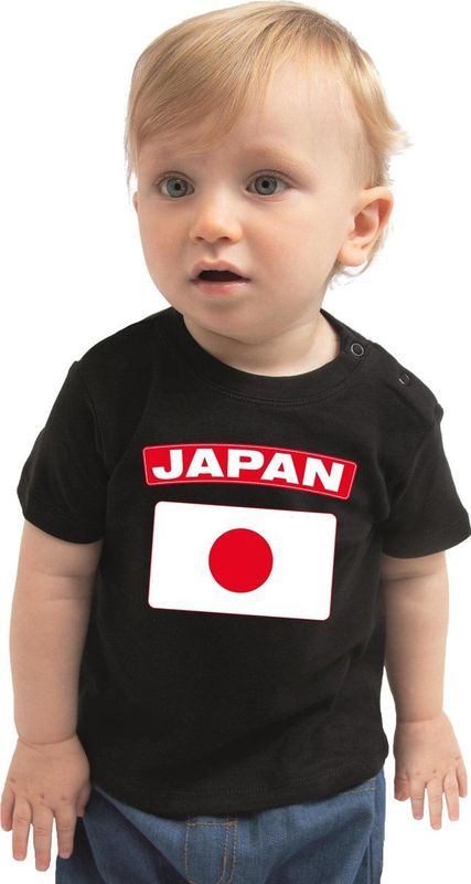 Bellatio Decorations - Baby Shirt - Zwart - Katoen