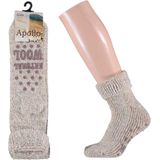 Apollo - Huissokken - Beige - Wol - Anti-slip