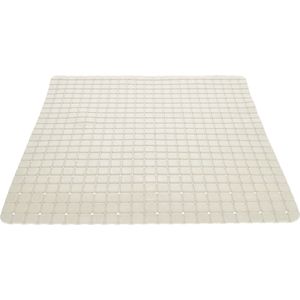 Excellent Houseware Badmat - Antislip - Creme - 55 cm - Vierkant - Badkuipmat