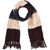 Luxe bordeaux rode/roze gebreide sjaal voor kinderen - Winteraccessoires - Winterkleding/buitenkleding accessoires voor kinderen