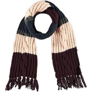 Luxe bordeaux rode/roze gebreide sjaal voor kinderen - Winteraccessoires - Winterkleding/buitenkleding accessoires voor kinderen