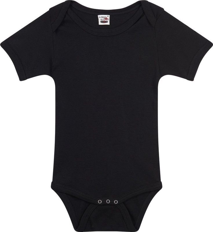 Logostar - Rompertje - Zwart - Katoen