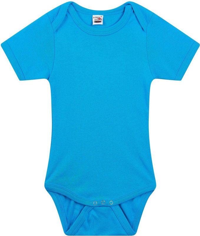 Logostar - Rompertje - Lichtblauw - Katoen