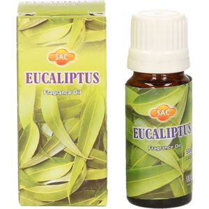 3x stuks geur olie eucalyptus 10 ml flesje