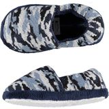 Jongens instap slippers/pantoffels army blauw maat 29-30 - sloffen - kinderen