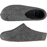 Heren instap slippers/pantoffels grijs maat 41-42