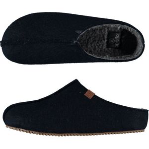 Heren instap slippers/pantoffels blauw maat 41-42 - Sloffen - volwassenen