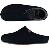 Heren instap slippers/pantoffels blauw maat 45-46 - Sloffen - volwassenen