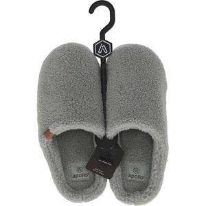 Teddy - Instapper Slippers - Grijs - Wol - Volwassenen