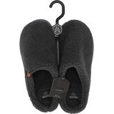 Instapper Pantoffels - Antraciet - Teddy Wol - Volwassenen