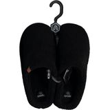 Instapper Slippers - Zwart - Teddy Wol - Volwassenen