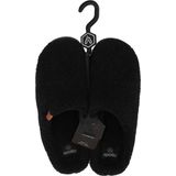 Instapper Slippers - Zwart - Teddy Wol - Volwassenen