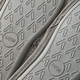 Dames huisslippers instapsloffen pantoffels met bont - grijs