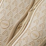 Dames huisslippers instapsloffen pantoffels met bont - beige